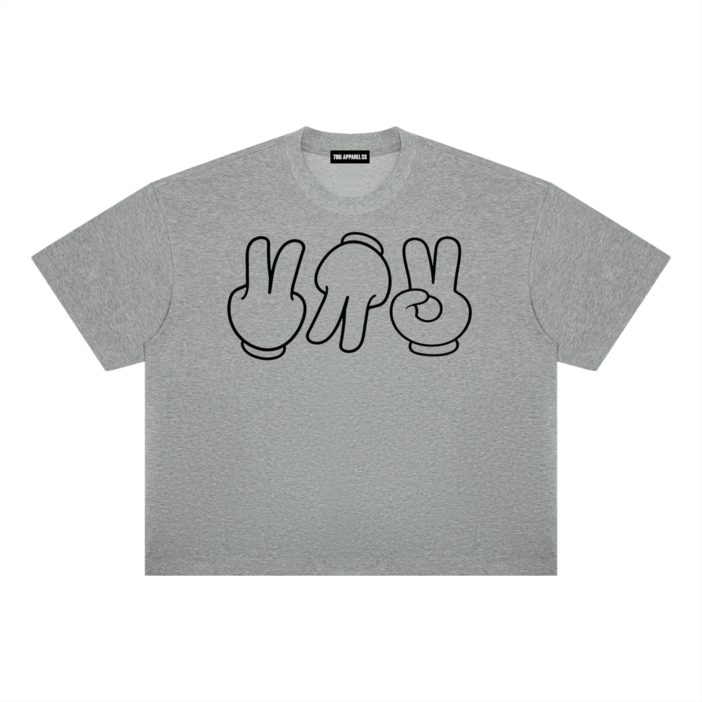786 Throw the Set- Flower Gray