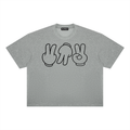 786 Throw the Set- Flower Gray