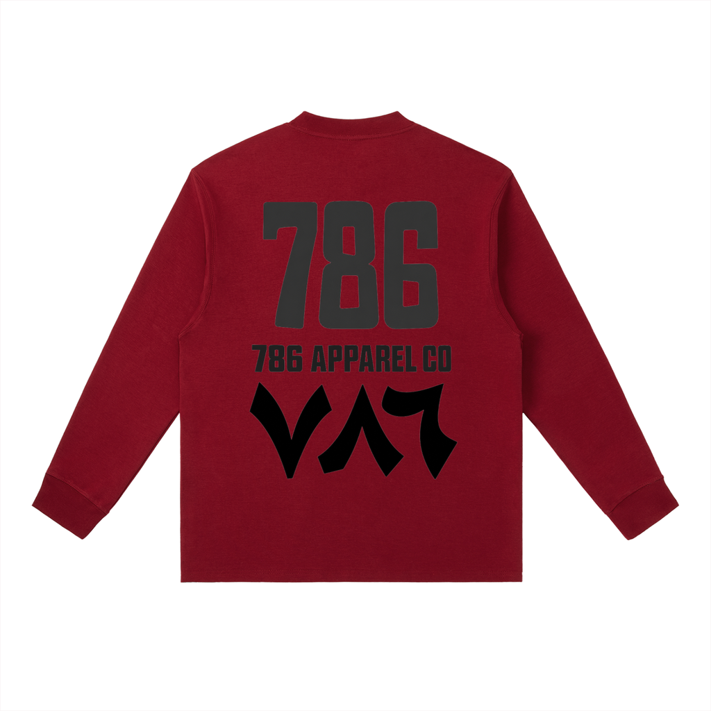 786 Long-Sleeve T-Shirt Deep Red