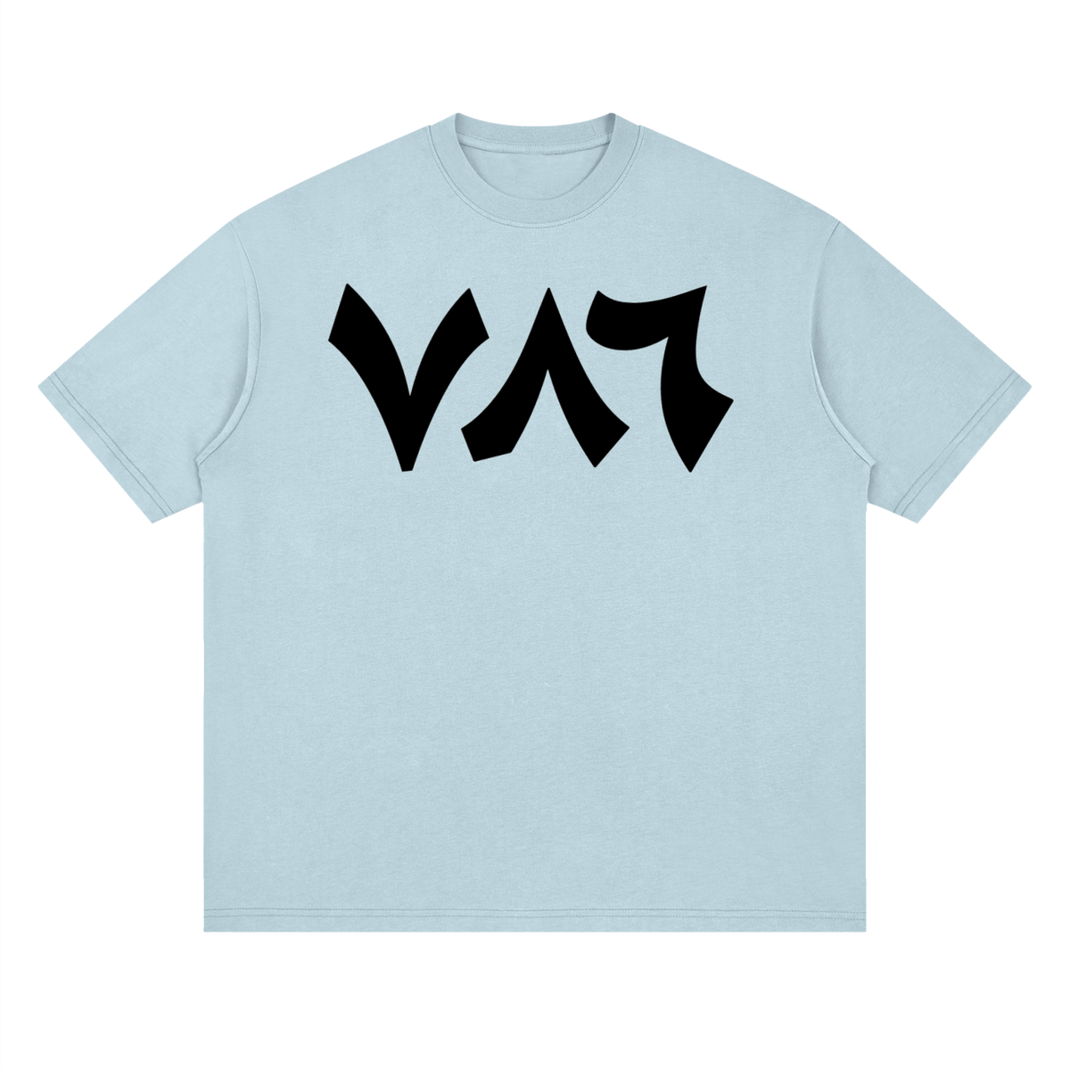 786 LOGO TEE LIGHT BLUE
